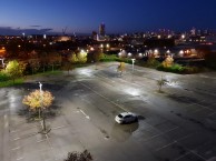 HV Transformer Manufacturer favours CREE XSPE street/area lights to illuminate their staff car park at night